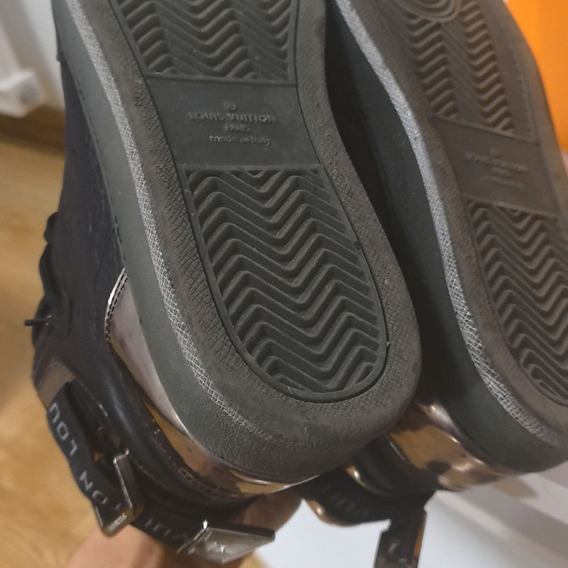 Louis Vuitton Rivoli Black Calfskin Sneakers 0079