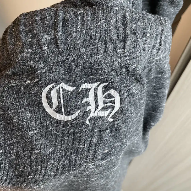 Chrome Hearts Men's Gray Casual Pants 0089