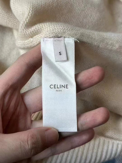 Celine Cashmere Cardigan with Chain Detail