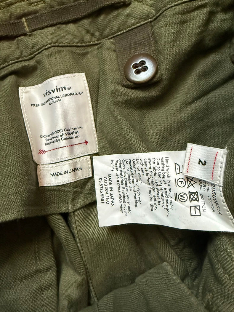 visvim Eiger Olive Cargo Pants