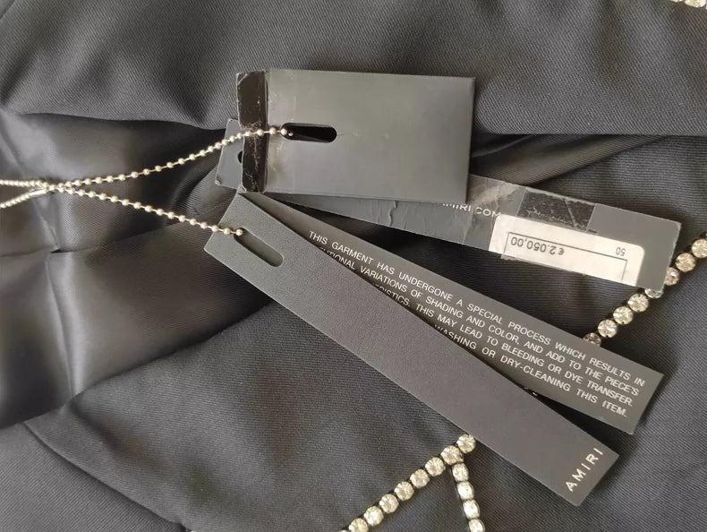 Amiri Crystal Embellished Suit Jacket