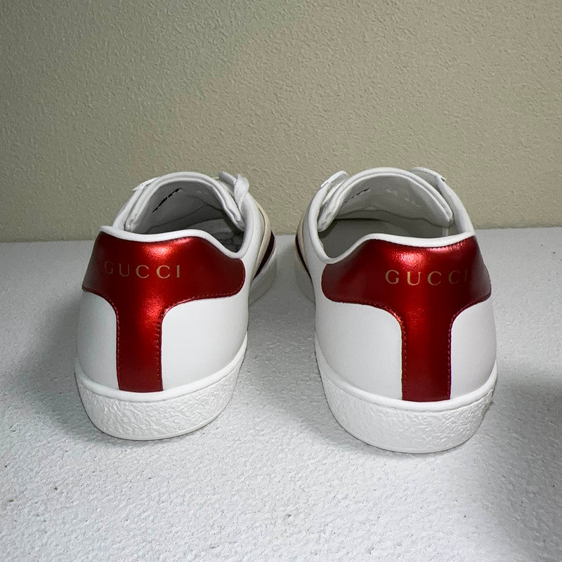 Gucci Ace White Leather Fashion Sneakers 0079
