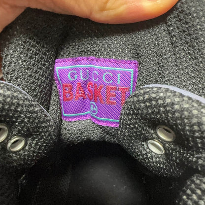 Gucci Black High-Top Basketball Sneakers 0079