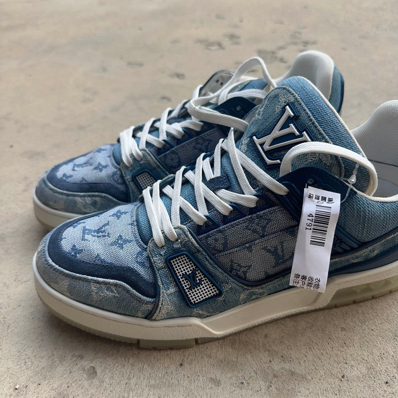 Louis Vuitton Stylish Blue Sneakers 0079