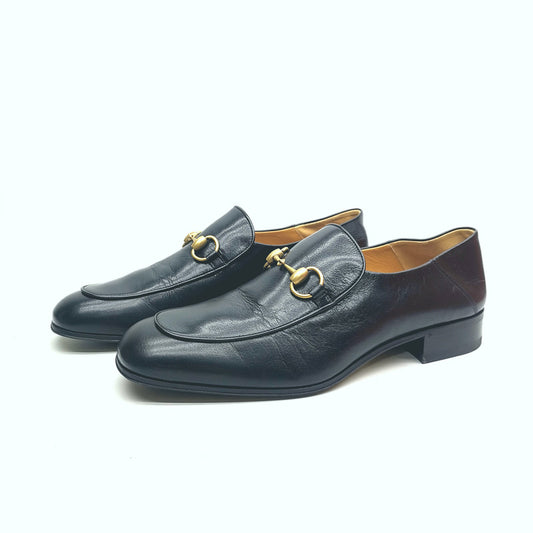 Gucci Jordaan Leather Horsebit Casual Shoes 0079