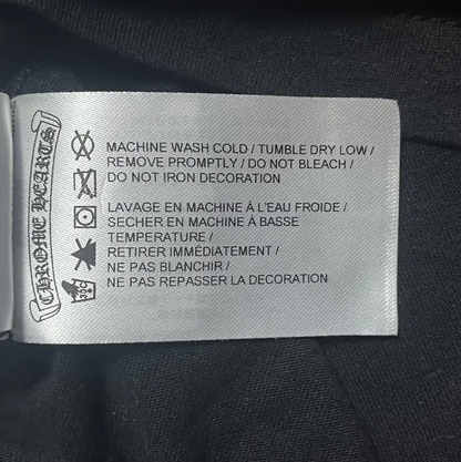 Chrome Hearts Black Short Sleeve T-Shirt for Men 0089