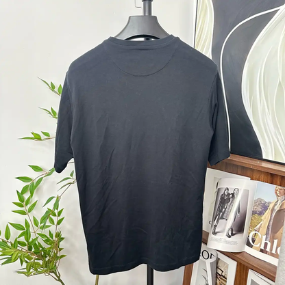 Prada Black Cotton Summer Short Sleeve T-Shirt