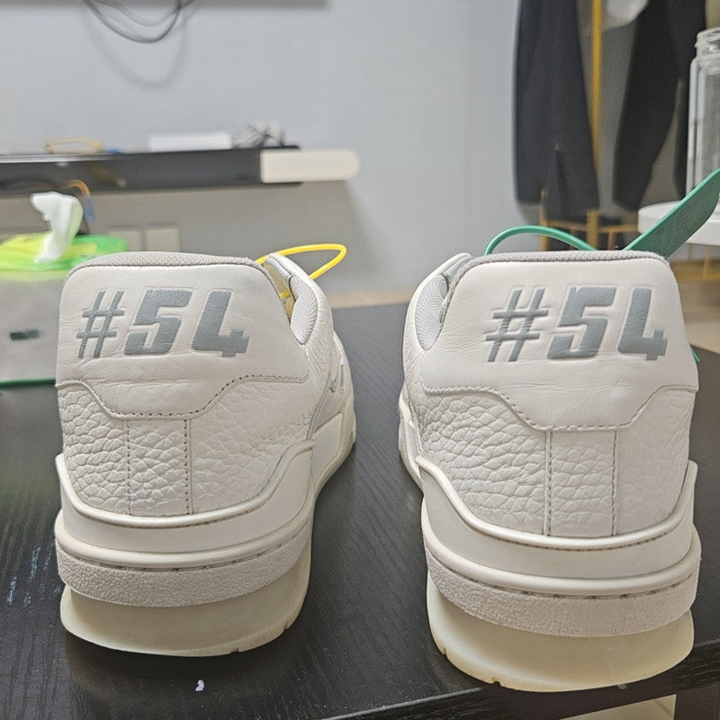 Louis Vuitton White Cement Low-Top Trainers 0079