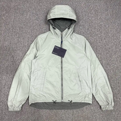 Prada Men's Gray Nylon Light Jacket