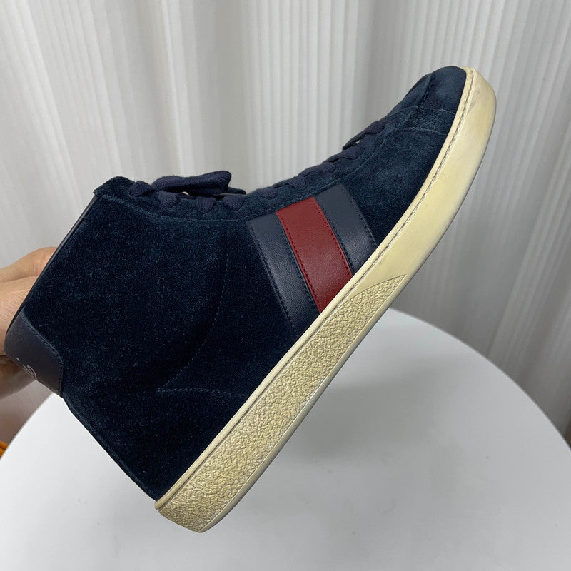 Gucci Suede High-Top Sneakers for Men 0079
