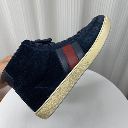 Gucci Suede High-Top Sneakers for Men 0079