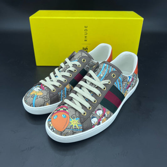 Gucci Disney Donald Duck Print Low-Top Sneakers 0079