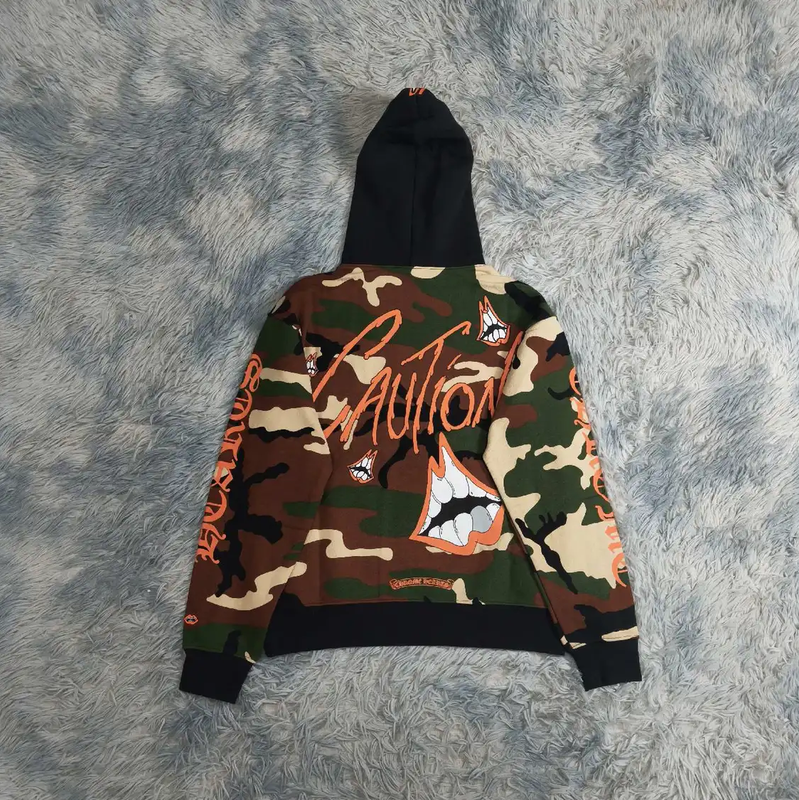 Chrome Hearts Men's Camouflage Hoodie 0089