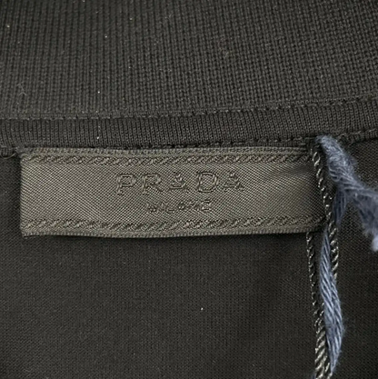 Prada Black Long Sleeve Cotton Shirt for Men