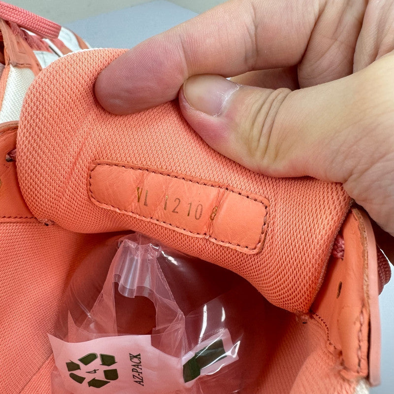 Louis Vuitton Trainer Leather Sneakers in Peach Pink 0079