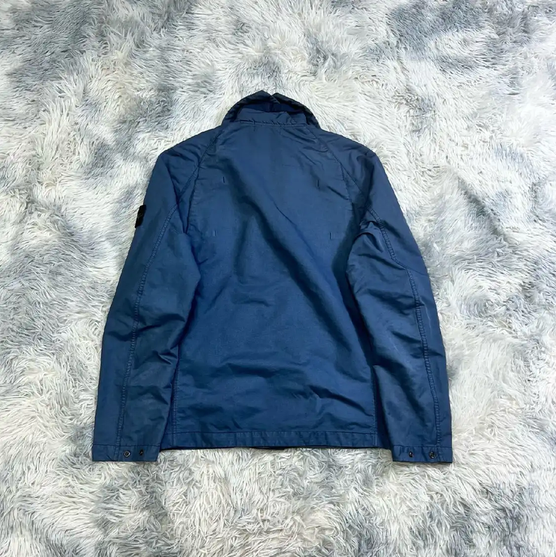 Stone Island Blue Cotton Men's Jacket 0089