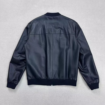 Prada Reversible Leather Jacket Size 50 Brand