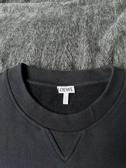 Dark Blue Loewe Embroidered Sweatshirt
