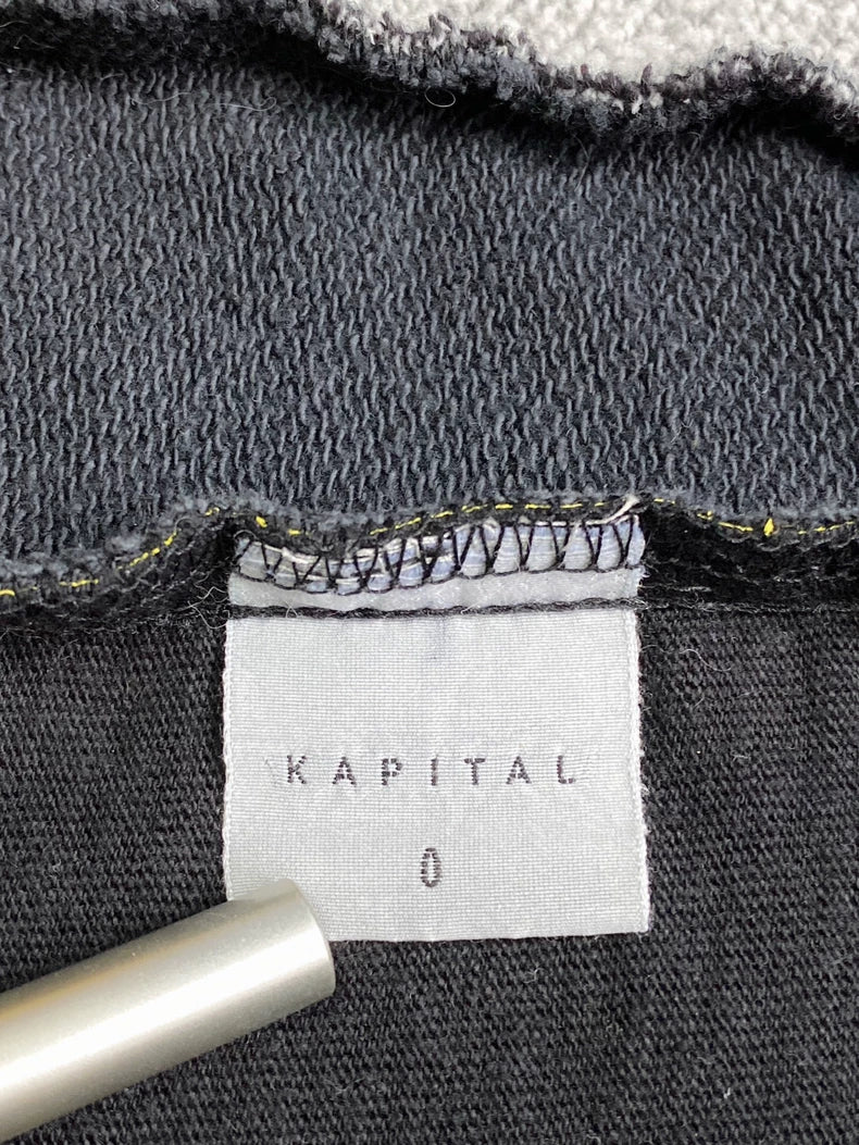 Kapital Smiley Face Hoodie Remake Sweatshirt-zp