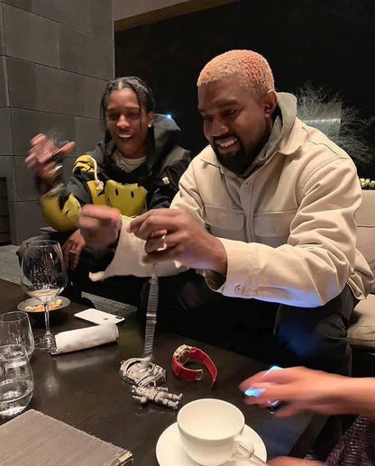 Kapital Smiley Face Hoodie Remake Sweatshirt-zp