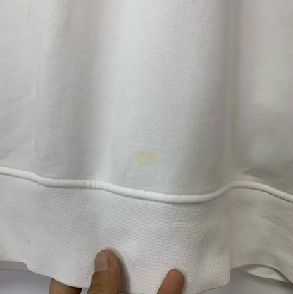 Stone Island White Cotton Sweatshirt for Men 0089