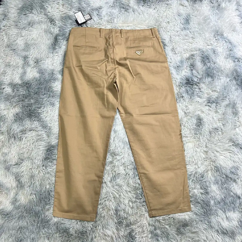 Prada Khaki Green Casual Pants for Men