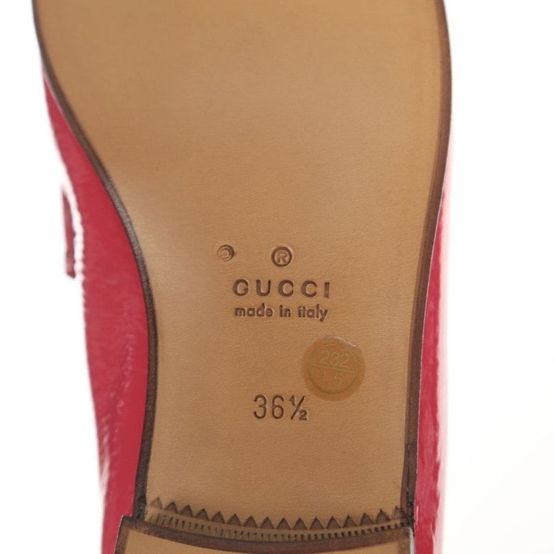 Gucci Pink Patent Leather Loafers 0079