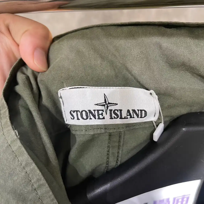 Stone Island Military Green Cotton Men's Jacket 0089