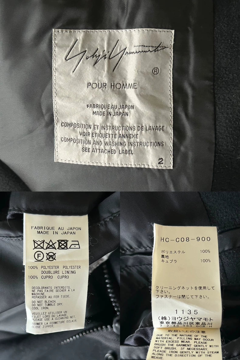 Yohji Yamamoto 19AW Multi-Zip Parka