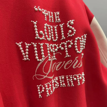 Louis Vuitton Embellished Varsity Baseball Jacket