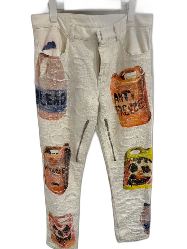 Givenchy Pumpkin Boro Distressed Jeans