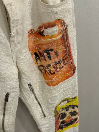 Givenchy Pumpkin Boro Distressed Jeans