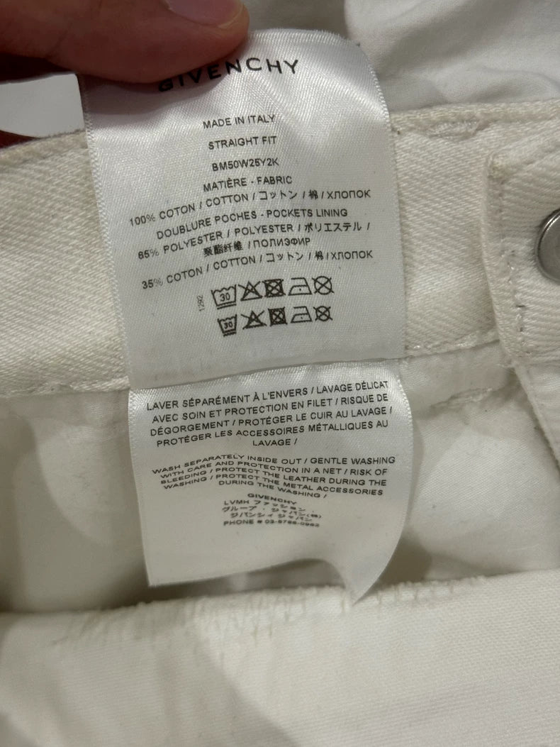 Givenchy Pumpkin Boro Distressed Jeans