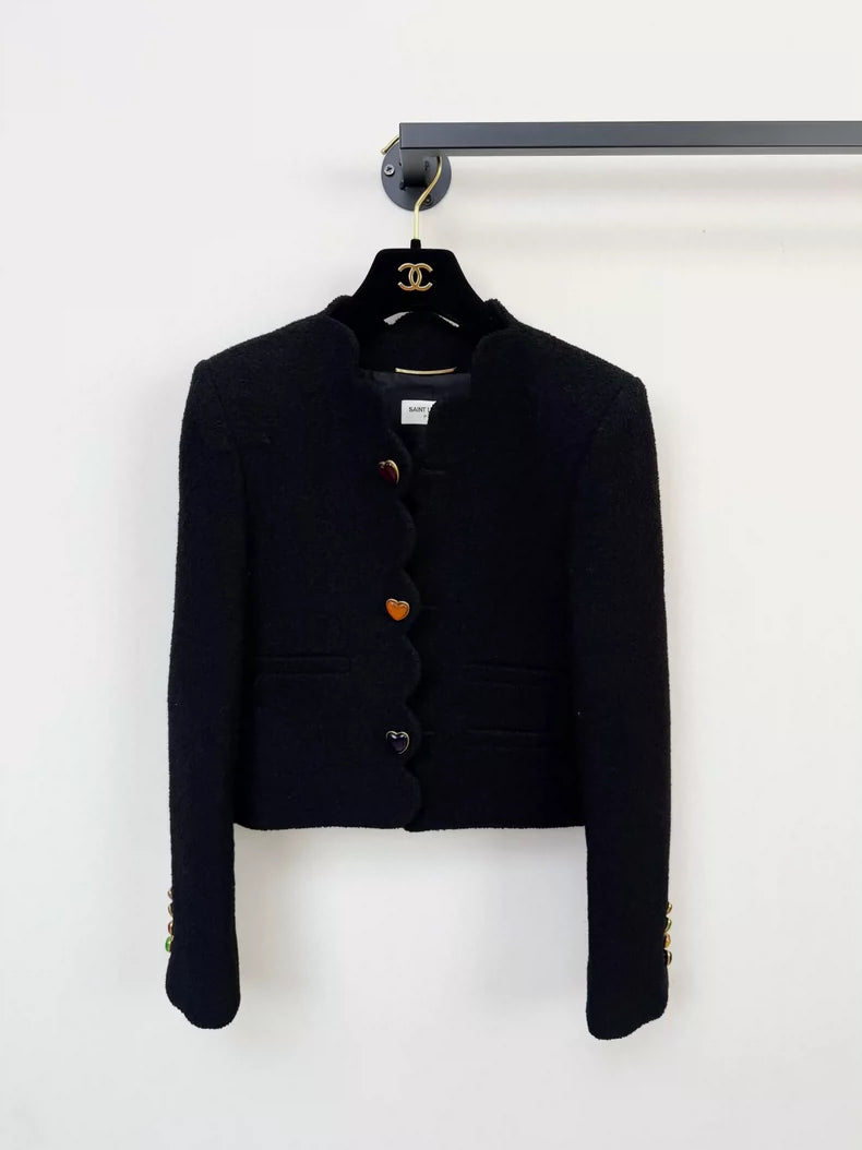 Saint Laurent Heart-Shaped Suit Jacket