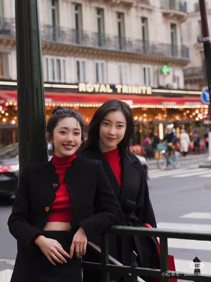 Saint Laurent Heart-Shaped Suit Jacket