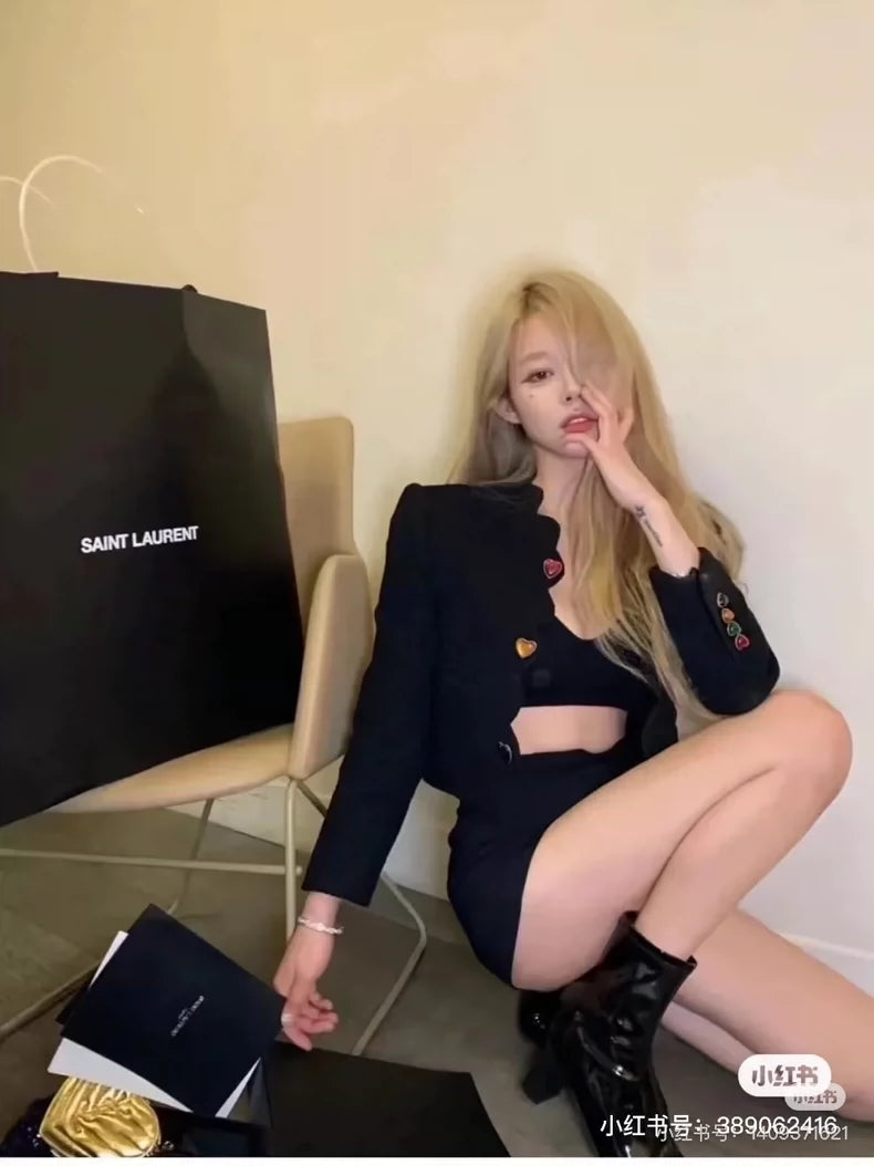 Saint Laurent Heart-Shaped Suit Jacket