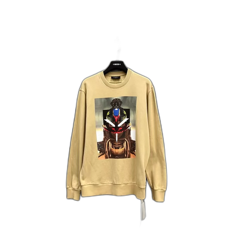 Givenchy Robotics Sweatshirt in Beige Color
