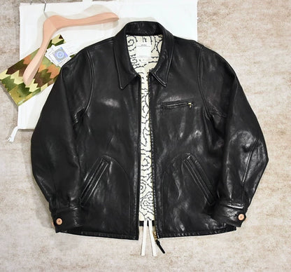 Visvim Roadster Swing Top Leather Jacket