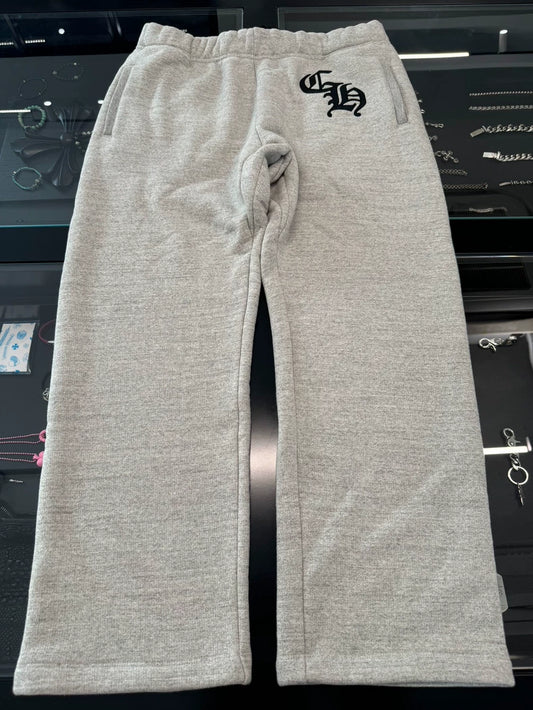Chrome Hearts Gray Embroidered Sweatpants XXL-yf