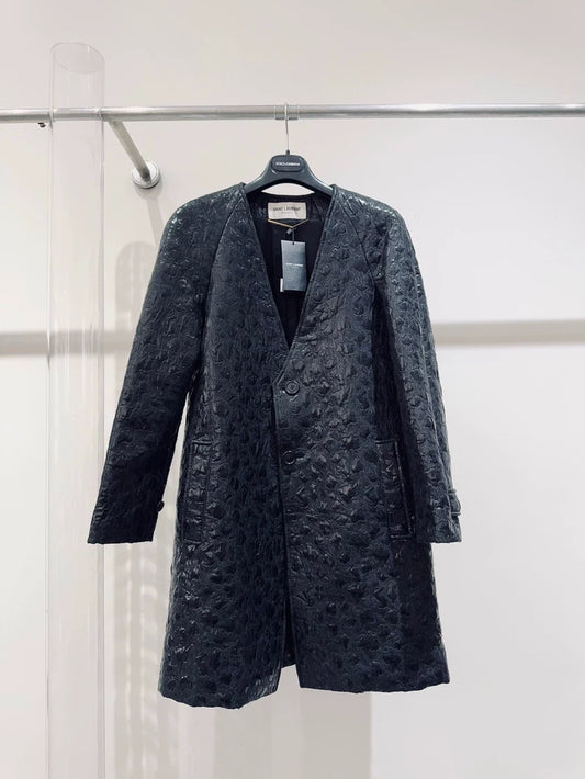 Black Saint Laurent Coat for Women