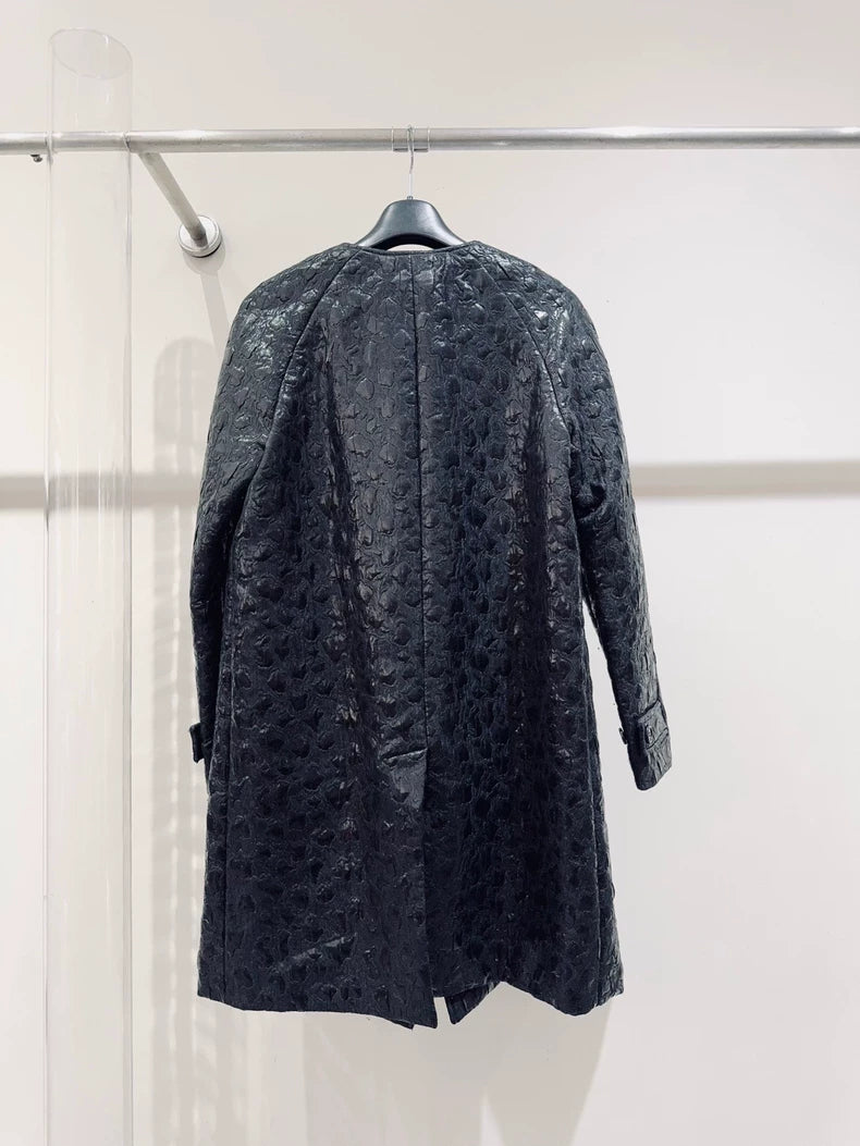 Black Saint Laurent Coat for Women