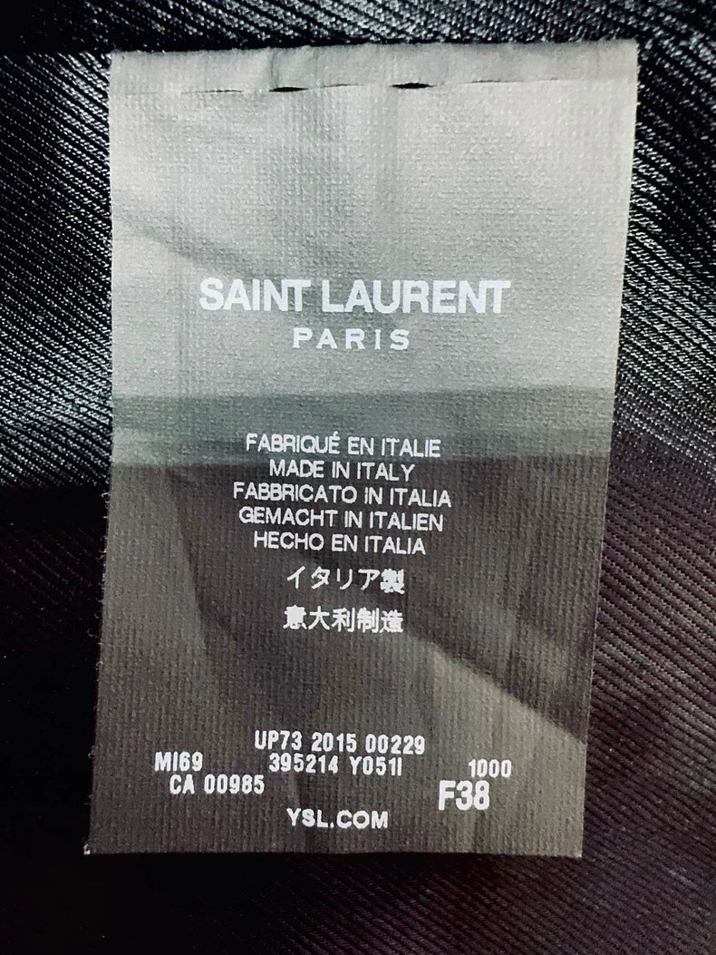Black Saint Laurent Coat for Women