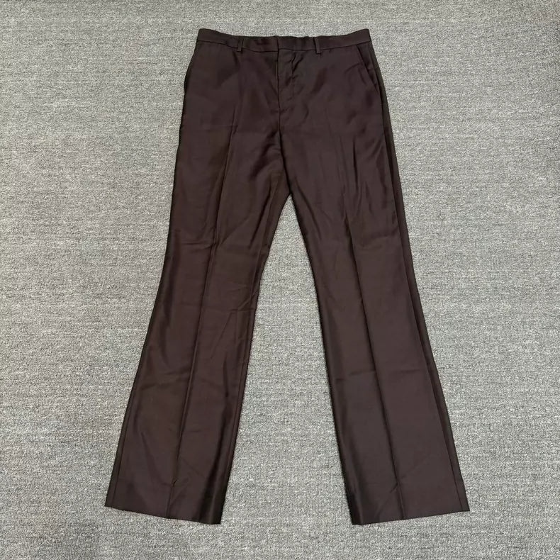 Acne Studios Burgundy Tailored Trousers