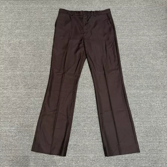Acne Studios Burgundy Tailored Trousers