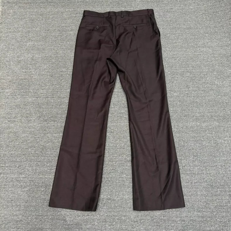 Acne Studios Burgundy Tailored Trousers