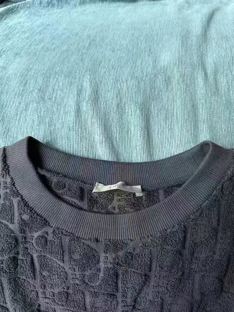 Dior logo printed short sleeve shirt