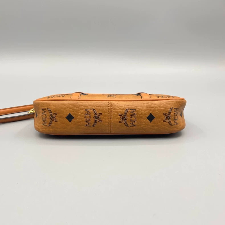 MCM Classic Cognac Chain Bag