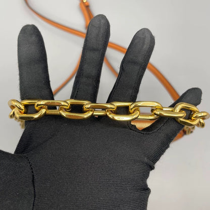 MCM Classic Cognac Chain Bag