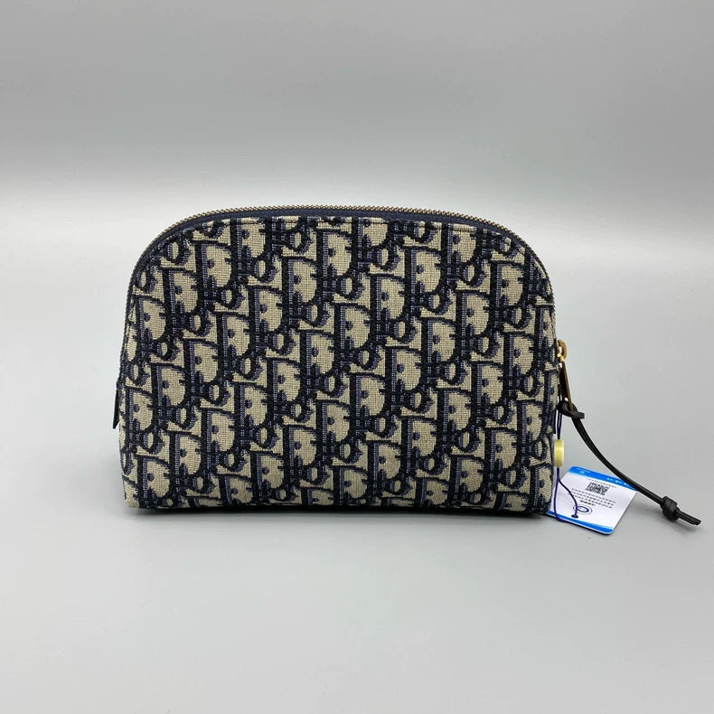 Dior Canvas Embroidered Clutch Bag