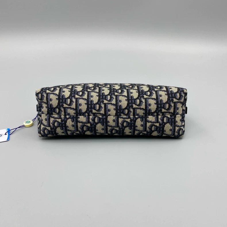 Dior Canvas Embroidered Clutch Bag
